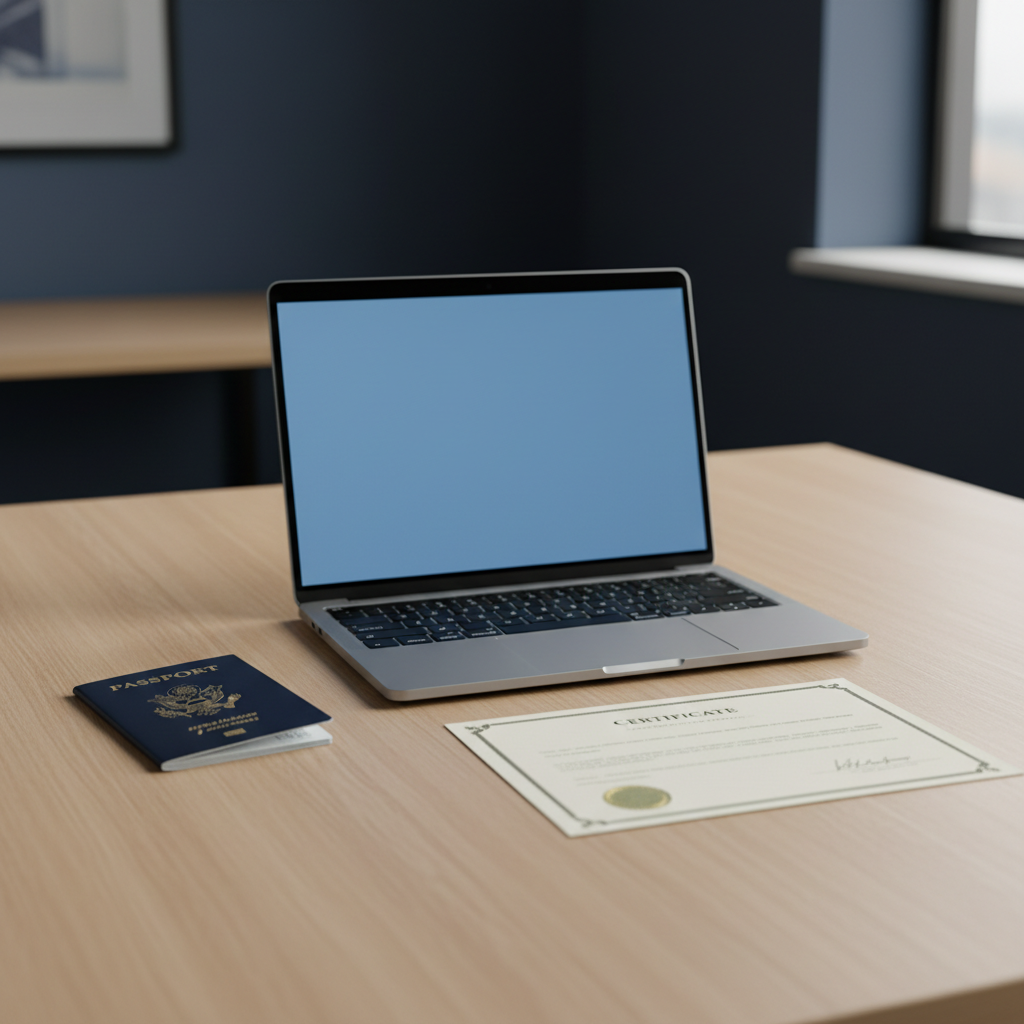 Side-by-side comparison of Wise and Mercury business banking platforms on a laptop for non-US founders in 2026.