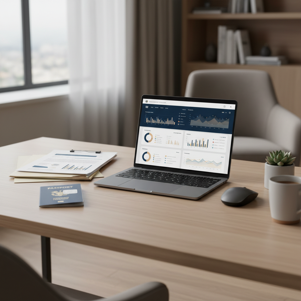 Non-US founder successfully managing their US LLC and Mercury bank account from their home office in 2026.