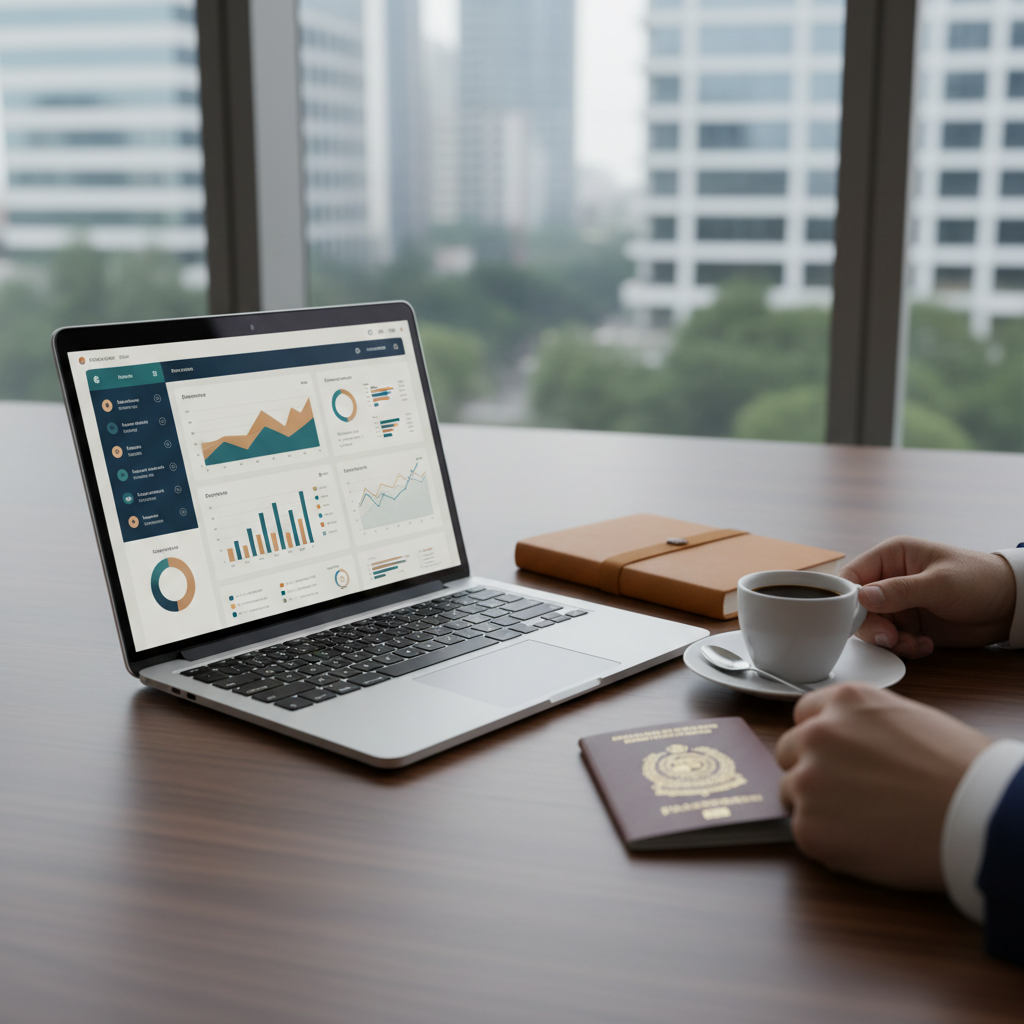 US LLC for Pakistani founders setup guide showing international banking tools and compliance paperwork