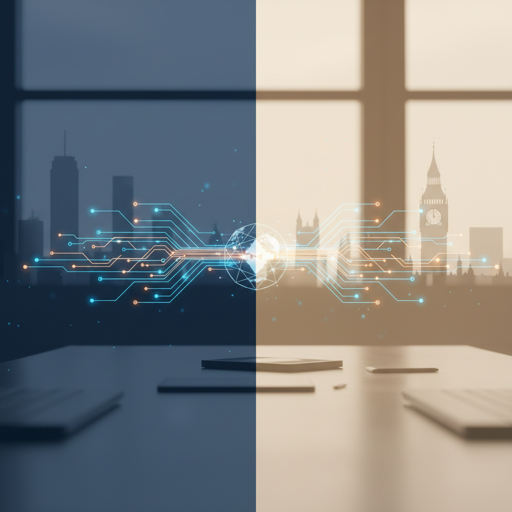 US LLC vs UK Ltd for non-resident tech startups in 2026, comparing two business structures with technological connections