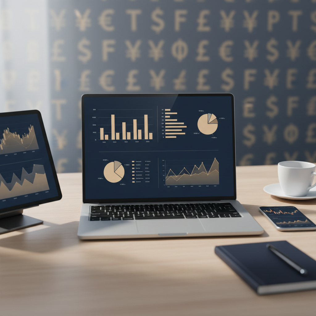 Non-US founder managing US LLC accounting automation in 2026 with cloud software on a laptop