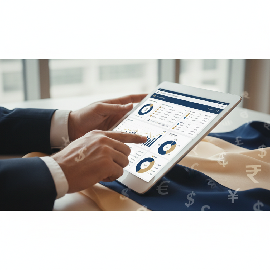 Digital financial dashboard illustrating global currency transactions and cost optimization for non-resident US LLCs in 2026.